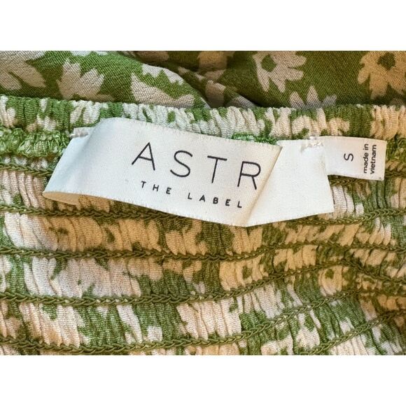 ASTR The Label Green Floral Mini Dress Size Small - Picture 7 of 7